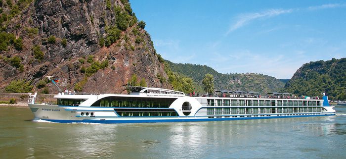 A photo of the MS Robert Burns cruise ship